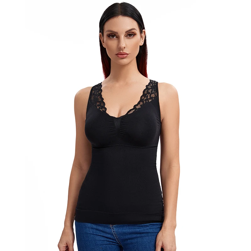 NEW Cami Tank Top Lace Slimming Body Shaper WomanOcean