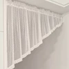 Semi Sheer Curtain Valances Window Topper Sheer Kitchen Tier Swag Privacy Half Window Curtain for Bedroom Living Room Home Decor 3