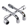 TUOSEN L Type Pipe Perforation Elbow Wrench Double Head Outer Hexagon Socket Sleeve Spanner Remove Fix Screw Nut 5