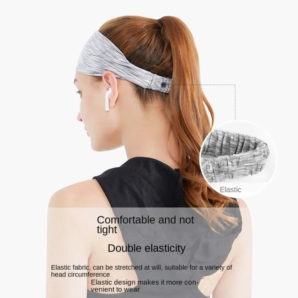 Yoga Training Playing Basketball Riding Bike Running Moisture Wicking Hair band Unisex Head Band Sweatband Headbands