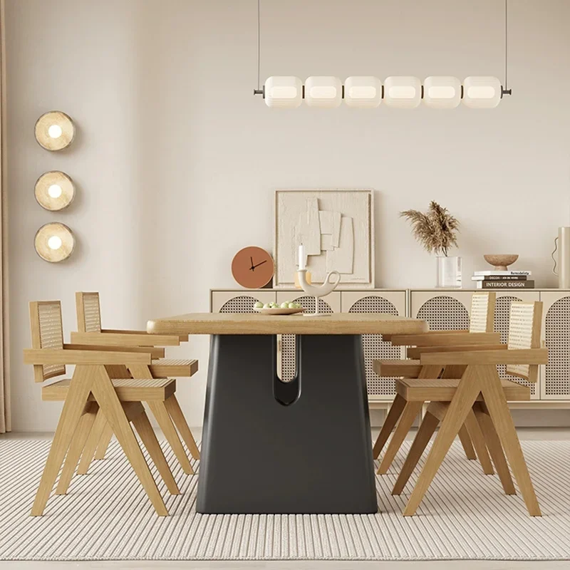 

Японский деревянный обеденный стол и стул, деревянный обеденный стол для гостиной, чайный столик, многофункциональная мебель для дома