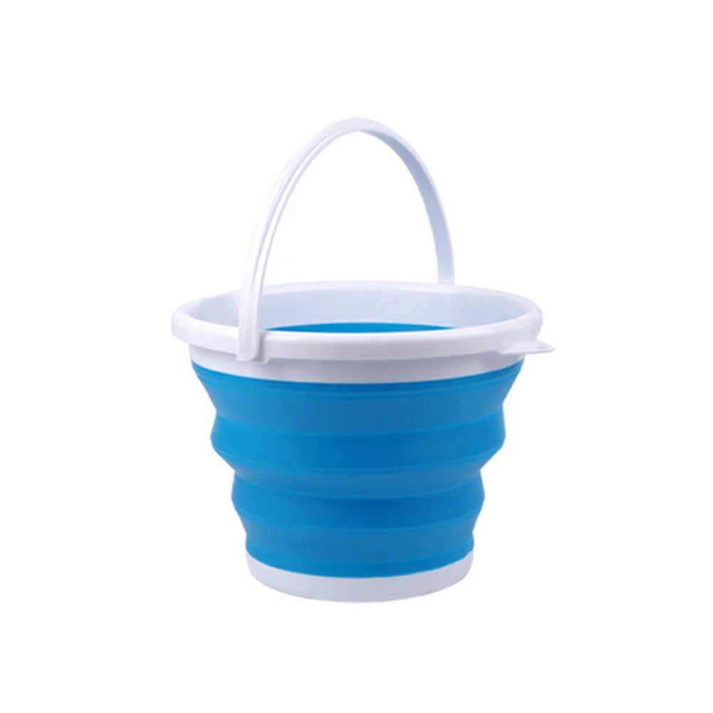 3L/5L Collapsible Bucket Foldable Fishing Water Pail Portable Water Bucket for Outdoor Travelling Camping Fishing Car Washing