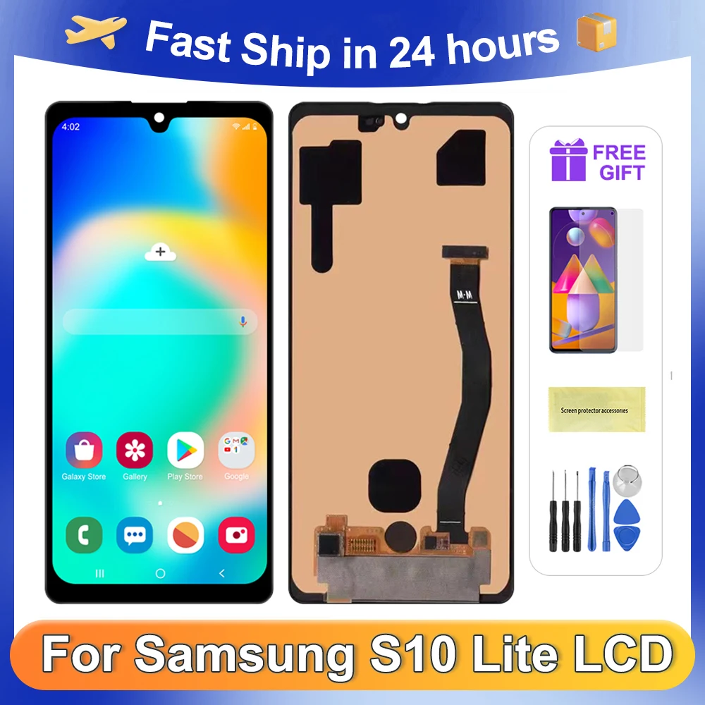 

S10 Lite 6.7''For Samsung For AMOLED G770 G770F G770F/DS G770U1 LCD Display Touch Screen Digitizer Assembly Replacement