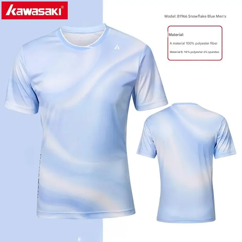 Badminton polo clothes, volleyball tennis suits,short sleeve men's women's quick dry competition t-shirts B1966