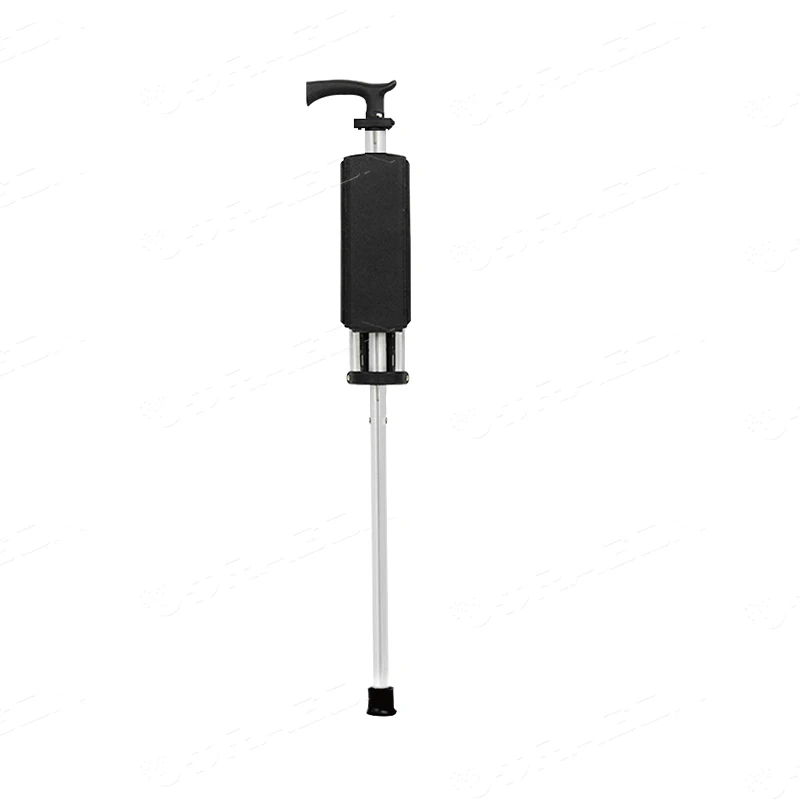Portable Aluminum Alloy Elderly Crutch Chair Folding Walking Sticks Cane with Seat 4