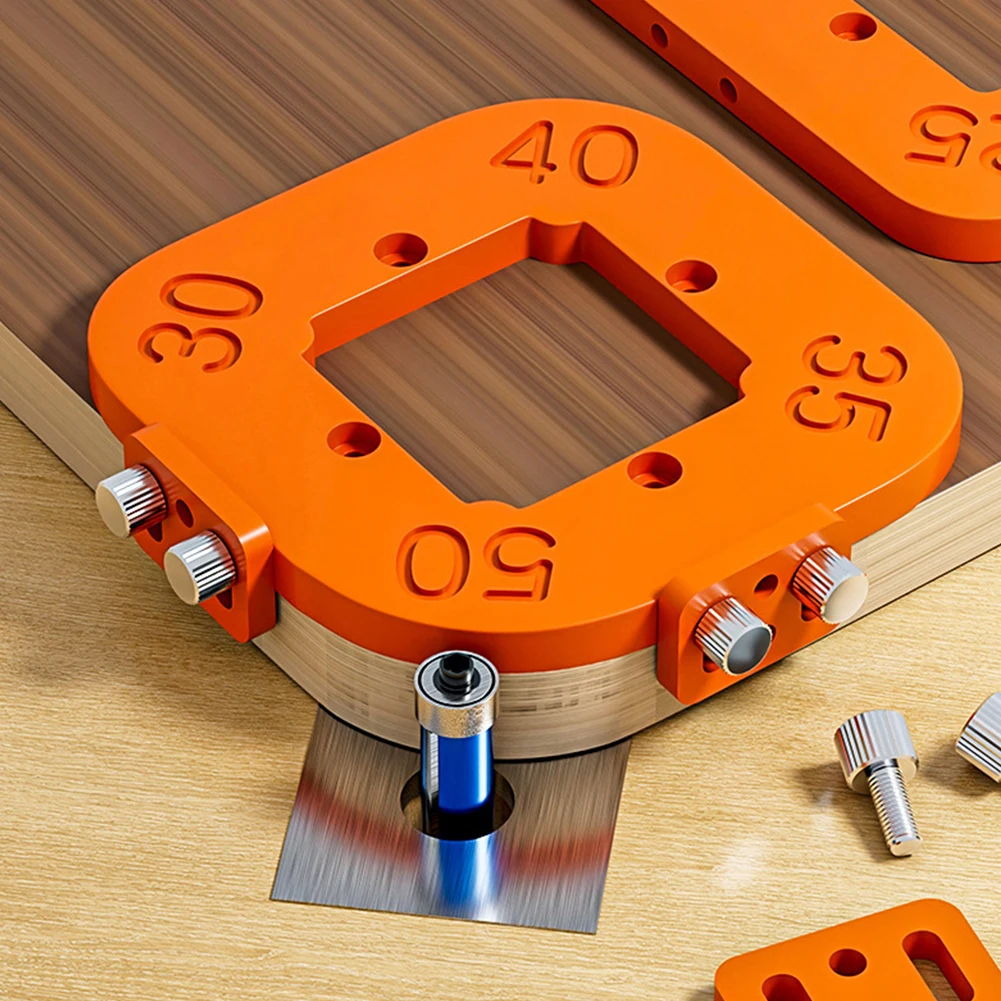 Modèle d'angle d'arc R10-R25/R30-R50, modèle de positionnement d'angle d'arc de routeur, outil auxiliaire de coupe d'arc, outil manuel