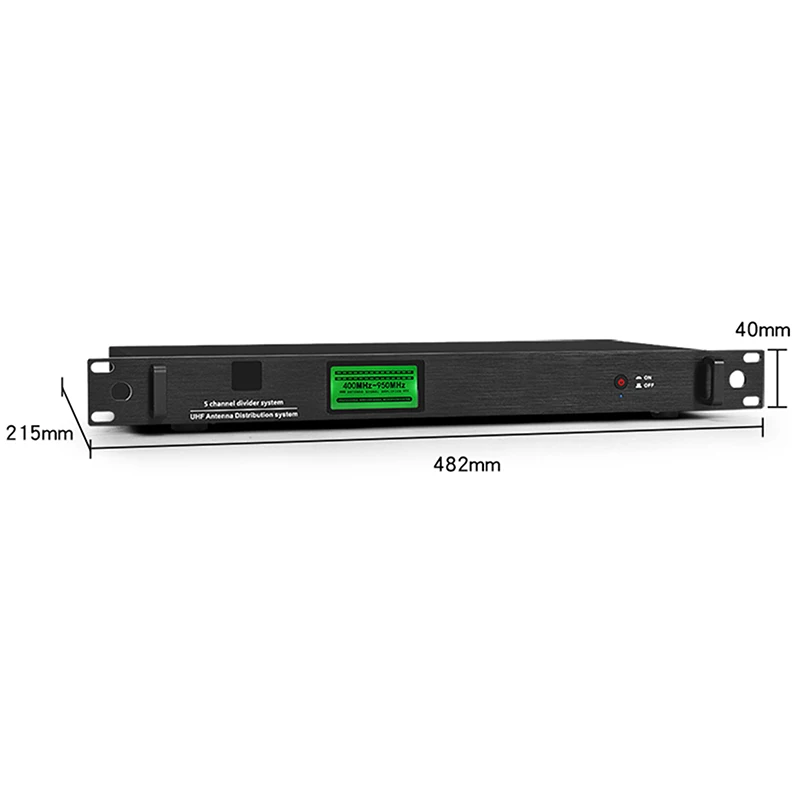 Paulkitson A760-U8800 Professional Stage Wireless Microphone Signal Amplifier Microphone Antenna Amplifier U-Band True Diversity