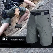 2022 Men Classic Tactical Shorts Waterproof Quick Dry Multi-pocket Work Short Pants Outdoor Hunting Hiking Military Cargo Shorts