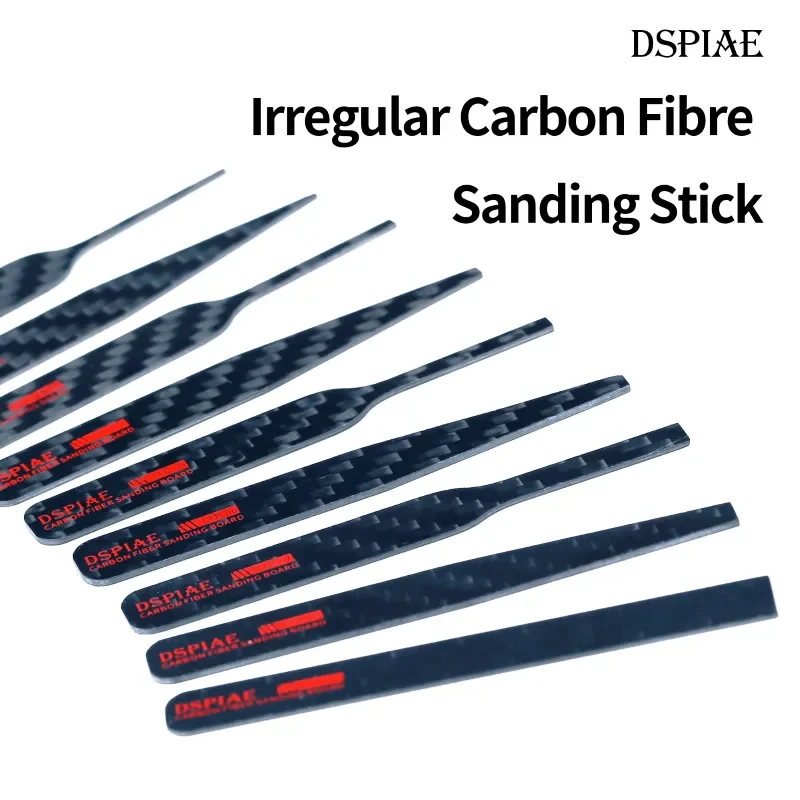 Sanding plate tool DISPIAE Special-shaped Carbon Fiber Sanding Plate Military Hand-made Model Sander Tool CFB-S01-S03 Model Kit Tools