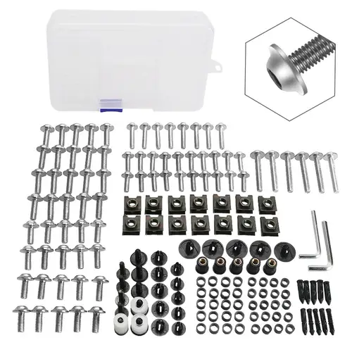 FOR HONDA CBR125 CBR125R CBR150R CBR25 CBR250R CBR250RR CBR300R Motorcycle Complete Full Fairing Bolts Kit Screws Nuts Clips - Image 9