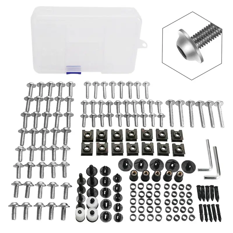 FOR HONDA CBR125 CBR125R CBR150R CBR25 CBR250R CBR250RR CBR300R Motorcycle Complete Full Fairing Bolts Kit Screws Nuts Clips - Image 9