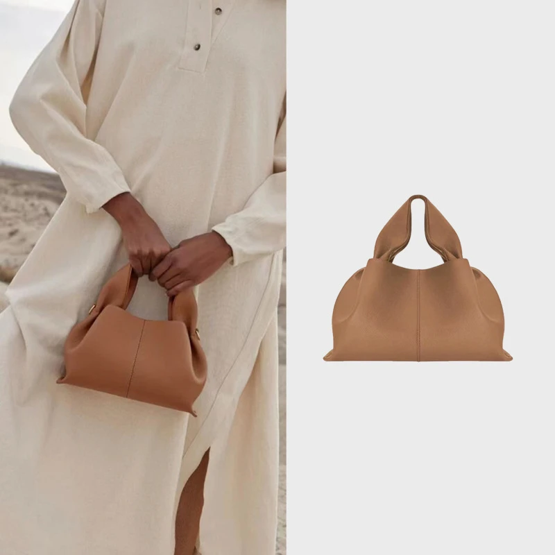

Fashion Brand Bag Women New Style Versatile Solid Color Lunch Box Bag Dumpling Handbag Casual Versatile Shoulder Crossbody