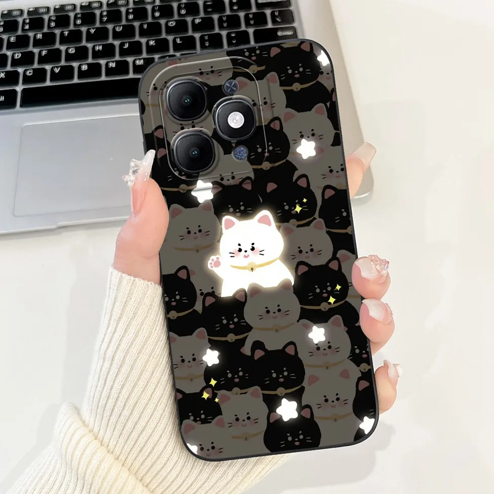 Silicone Luxury Cartoon Painted Shockproof Bumper Case - Fashionable and Durable Phone Cover