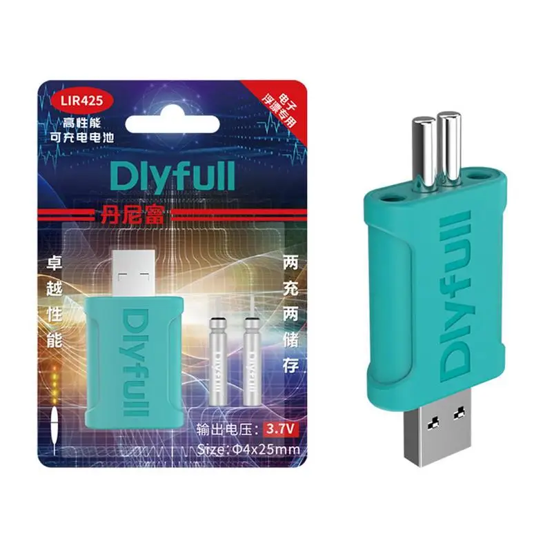 

Electric Fishing Floats Rechargeable CR425 Batter 4 Holes USB Charger For LED Fishing Buoy Accessory Suit