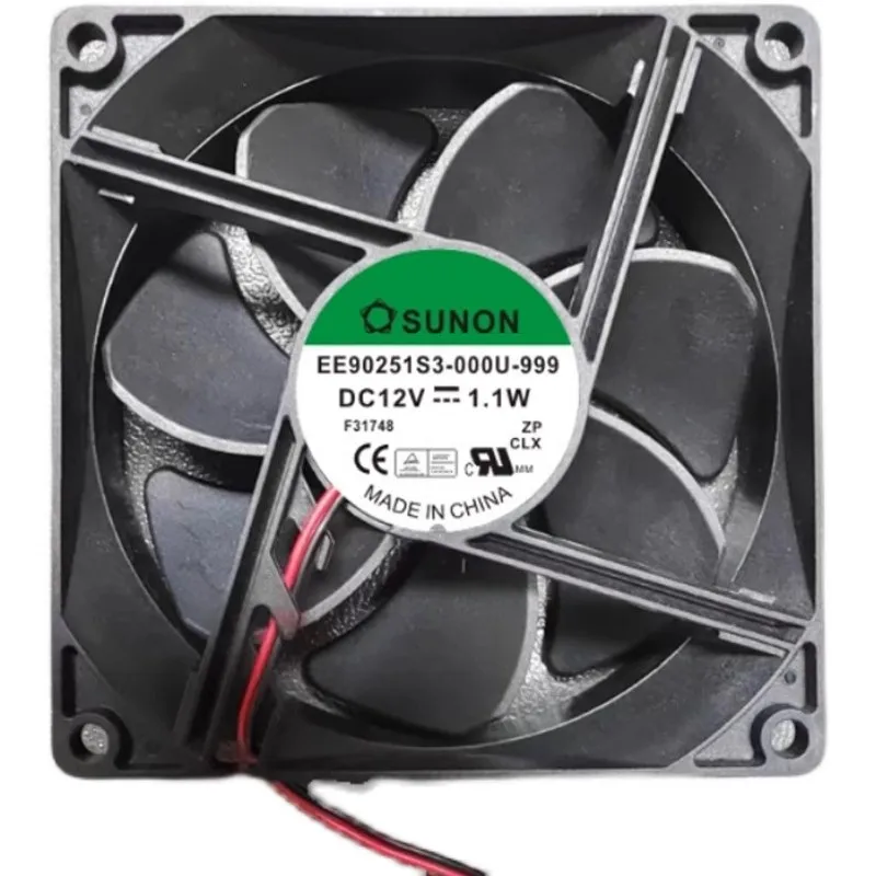 

New CPU Fan for SUNON EE90251S3-000U-999 12V 1.1W Computer Case Silent Cooling Fan 9225 92*92*25MM