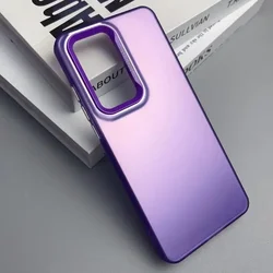 Elegant Thin & Lightweight Durable Phone Case with Large Hole Design - Back Cover Protector for VIVO Y04 4G (Purple)