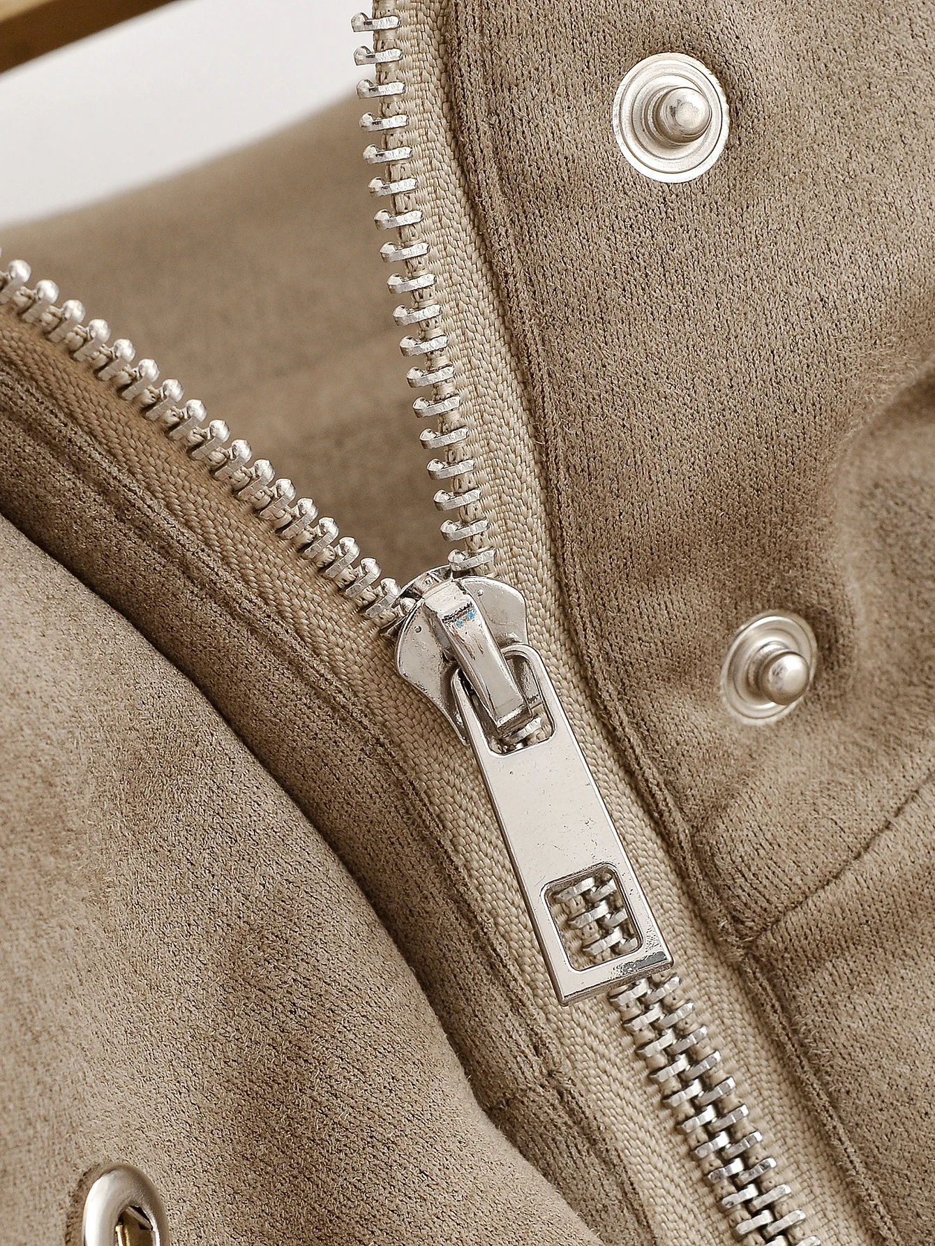 Women Suede Jacket Coat 2025 Fall Winter Fashion Long Sleeve Zipper Loose Coat Chic Female Leisure Streetwear Leather Outerwear