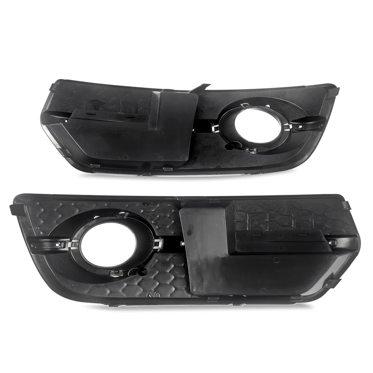 1Pair Black Honeycomb Fog Light Cover Grille for Audi Q5 8R 2009-2012 SQ5 Style