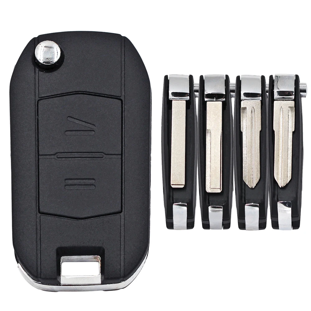 Ecusells Modified Car Remote Key Shell Case for Vauxhall for Opel Corsa C Combo Tigra Meriva Agila HU100/HU43/HU46/YM28 Blade