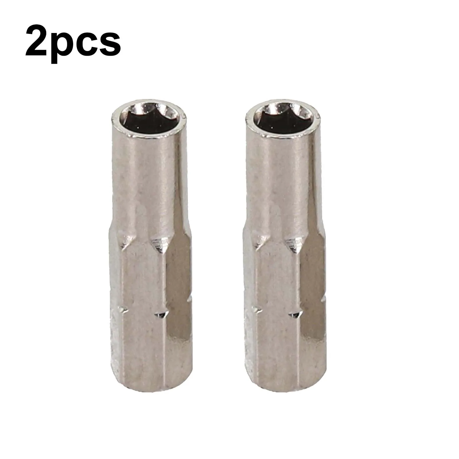 2Pc 6,35mm Insert Bit Adapter Auf 4mm Hex Schaft Elektrische Schraubendreher Werkzeuge Umwandlung Kopf Magnetische Hülse hand Werkzeuge – Detail 3