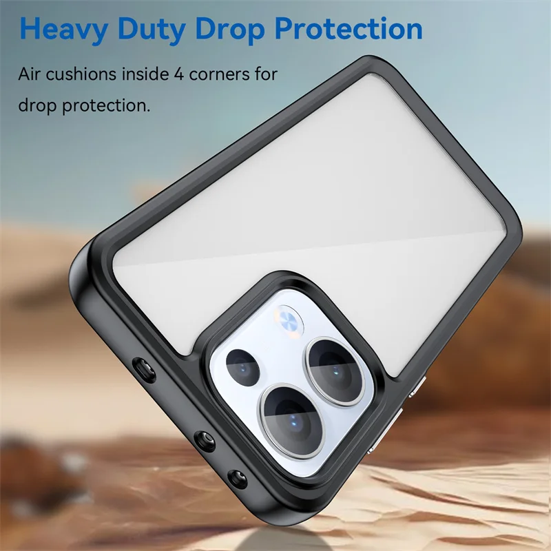 Transparent Colorful TPU Protective Phone Case Cover