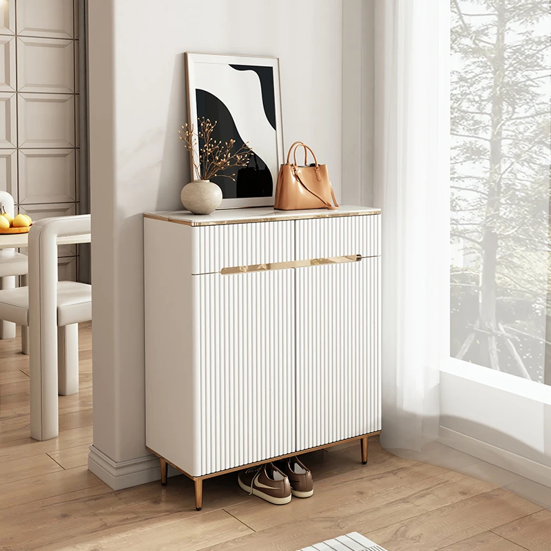 

White Corner Shoe Rack Multifunctional Bedroom Metal Cheap White Multilayer Stretcher Zapatero Mueble De Zapatos Room Cabinets