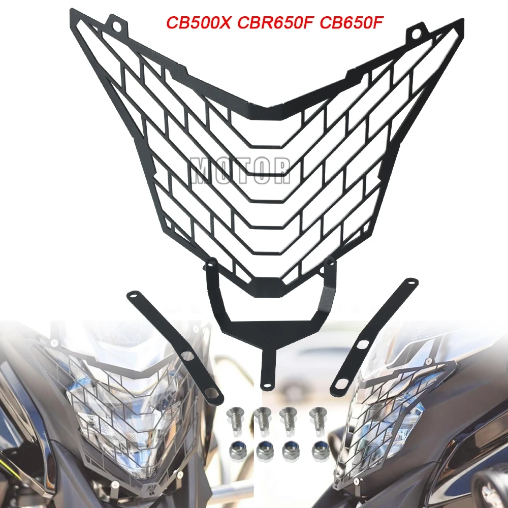 

Детали двигателя для HONDA CB650F CBR650F CB500X CB 500X CB CBR 650F аксессуары для мотоциклов Протектор фары решетка Защитная крышка