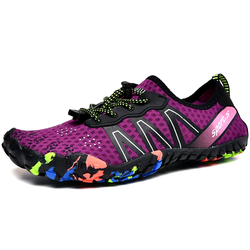 Zapatos de agua para hombre y Mujer, zapatillas de surf, Playa, río, natación, cinco dedos
