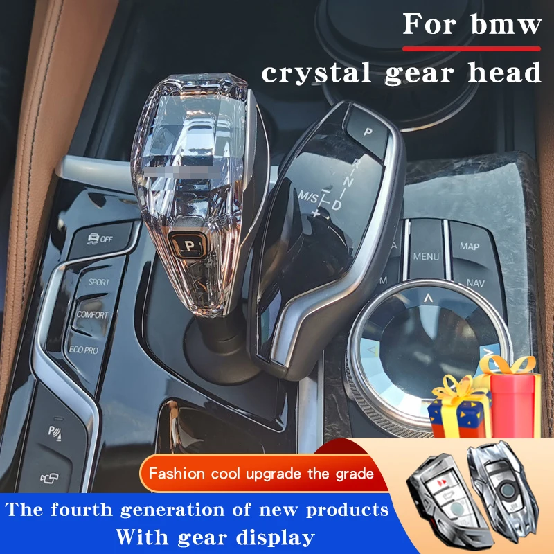 Automatic transmission Crystal gear shift head for BMW X3 X4 5 series 5GT 1 2 3 4 car Accessories | Автомобили и мотоциклы