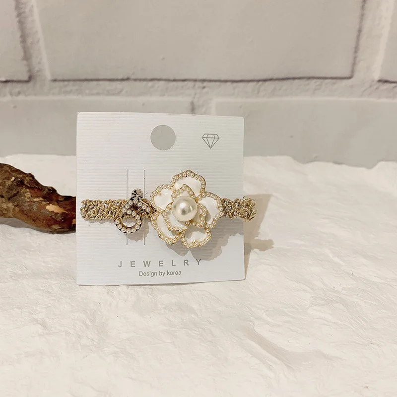 ★韓国の人気★【15wol】★CAMELLIA FLOWER KEYRIN.G★ Camellia Hair Accessories | Vintage Flower Hair Clips