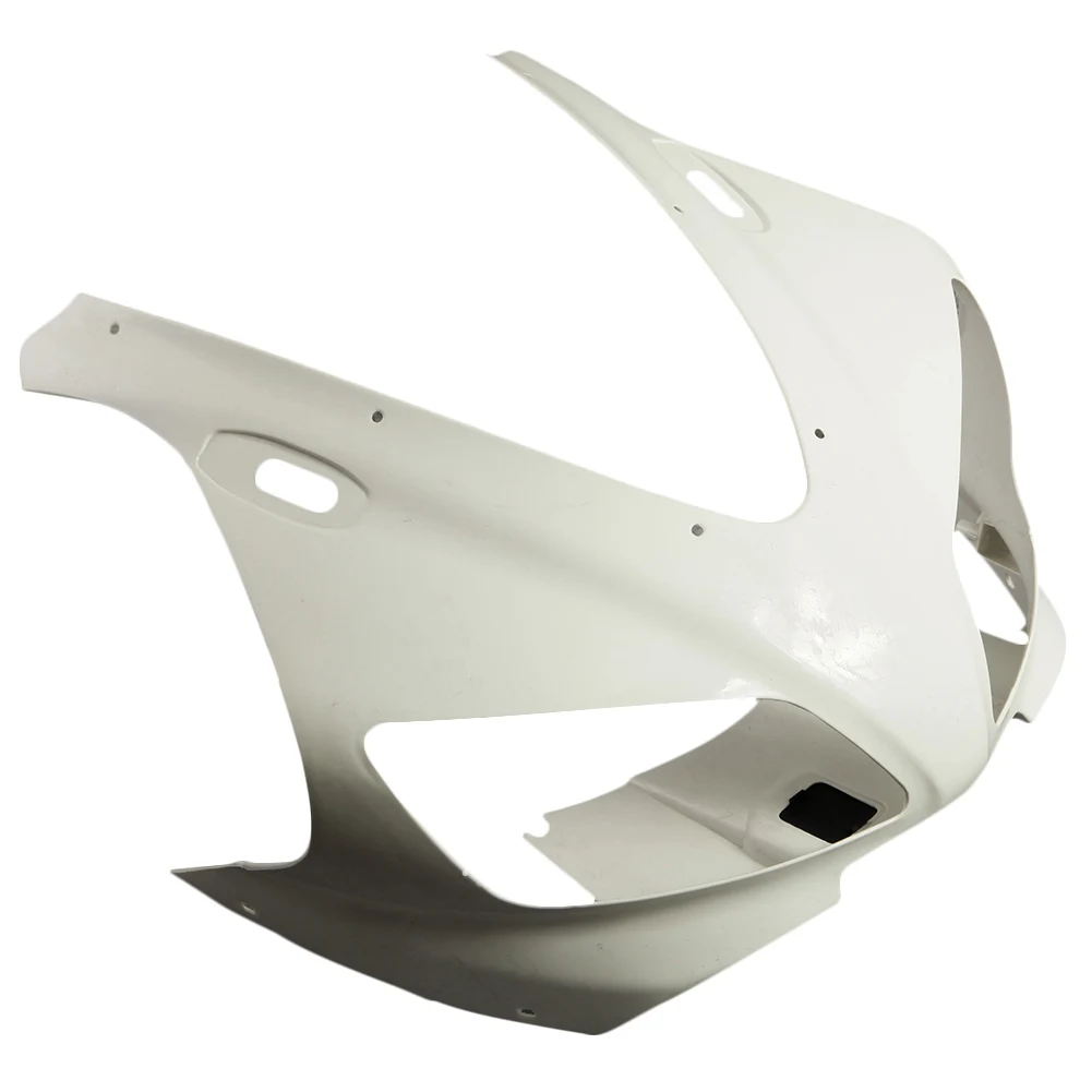 For Yamaha YZF R1 Upper Front Nose Fairing Cowl 1998 1999 Motorbike Part Accessories Injection Mold ABS Plastic Unpainted White