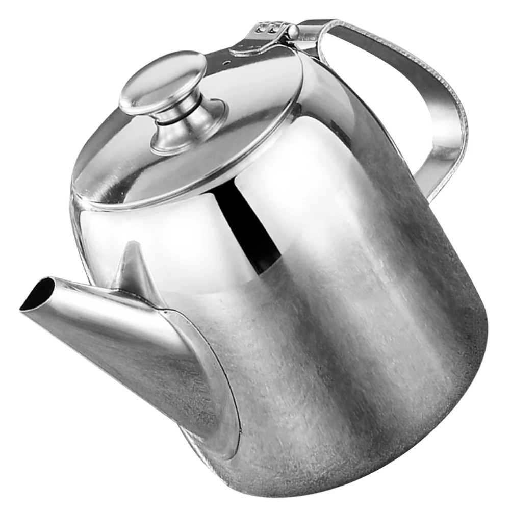 

Stainless Steel Kettle Tea Pot Stovetop Travel Pitcher Kettles Coffee Teapot with Handle Metal