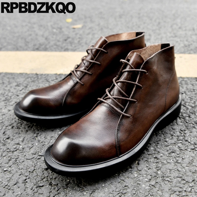 LaceUpDressRealLeatherOxfordsBooties46MenBigSizeDerby13