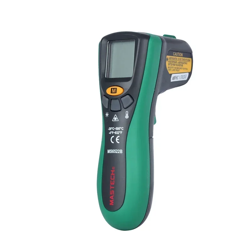 MASTECH MS6522B Digital Infrared Thermometer -20~500℃ Industrial Pyrometer Non Contact