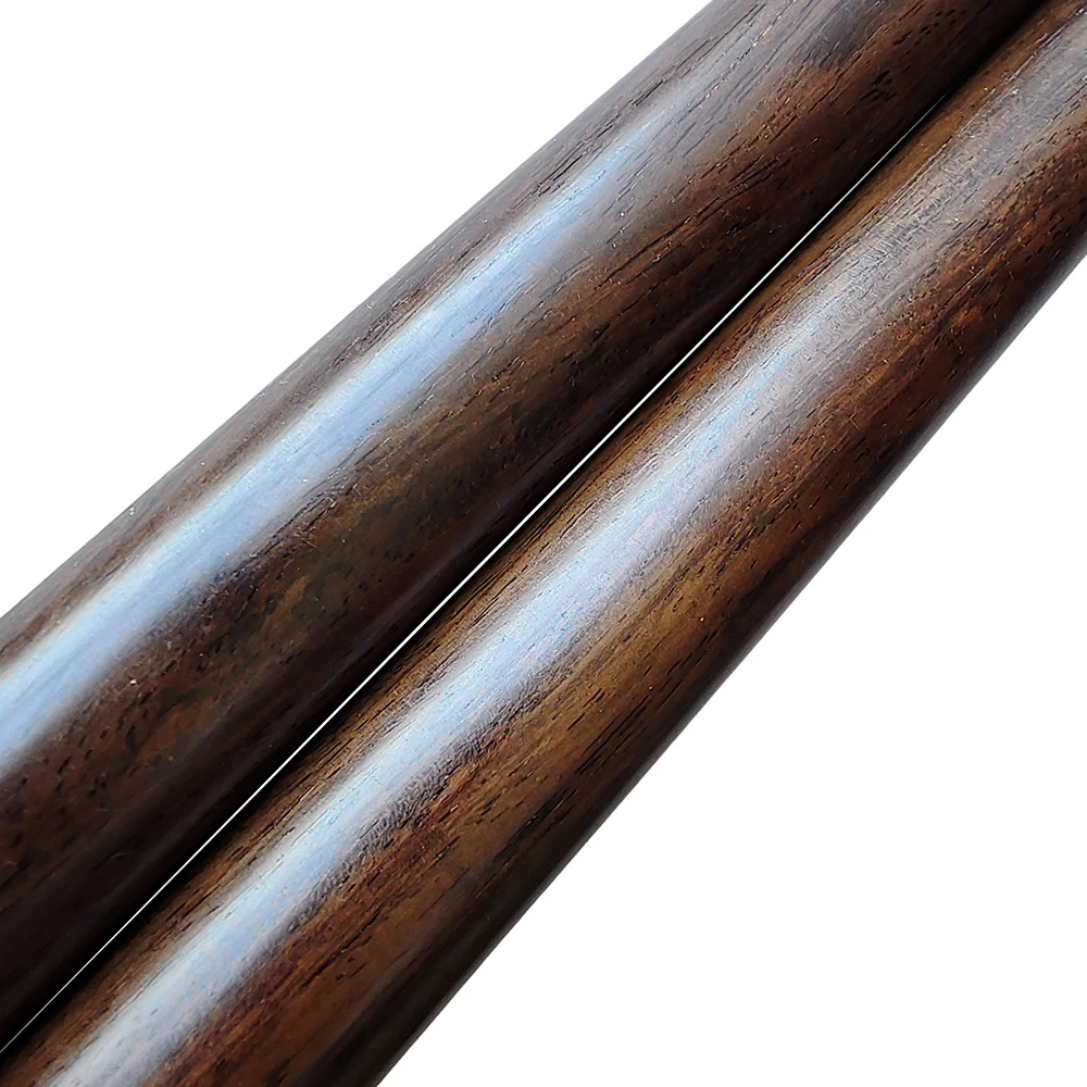 Solid Ebony Martial Arts Stick Handcrafted Kali/Escrima/Kung Fu Training Staff Dense Hardwood Weapon for Combat Drills