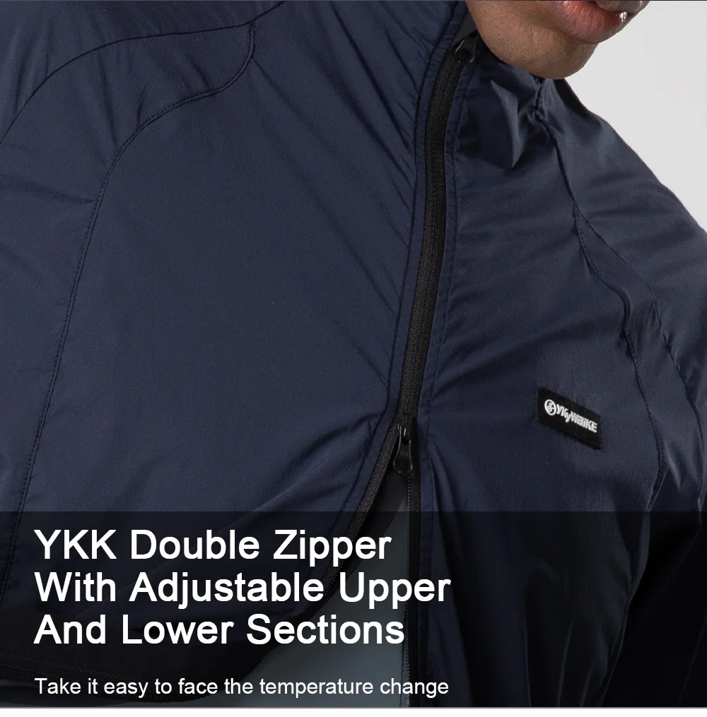 YKYW Male Breathable Long Sleeve Cycling Jacket, Lightweight Packable Windproof Coat, Riding Bike Jacket Clothing, Cycling Jacket, Cycling Clothes