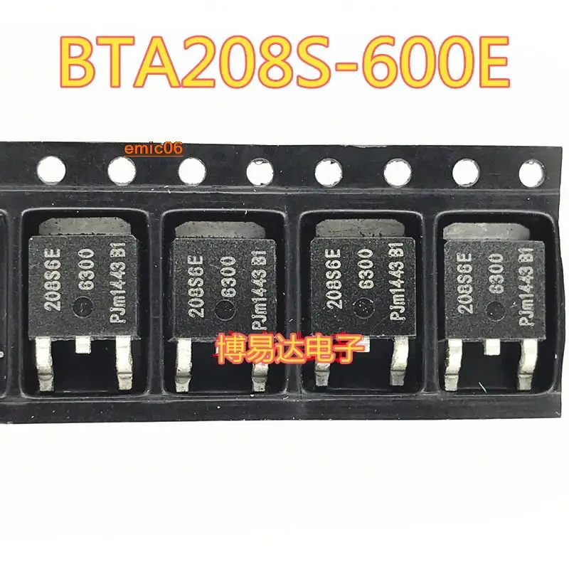 

10pieces Original stock 208S6E BTA208S-600E TO-252