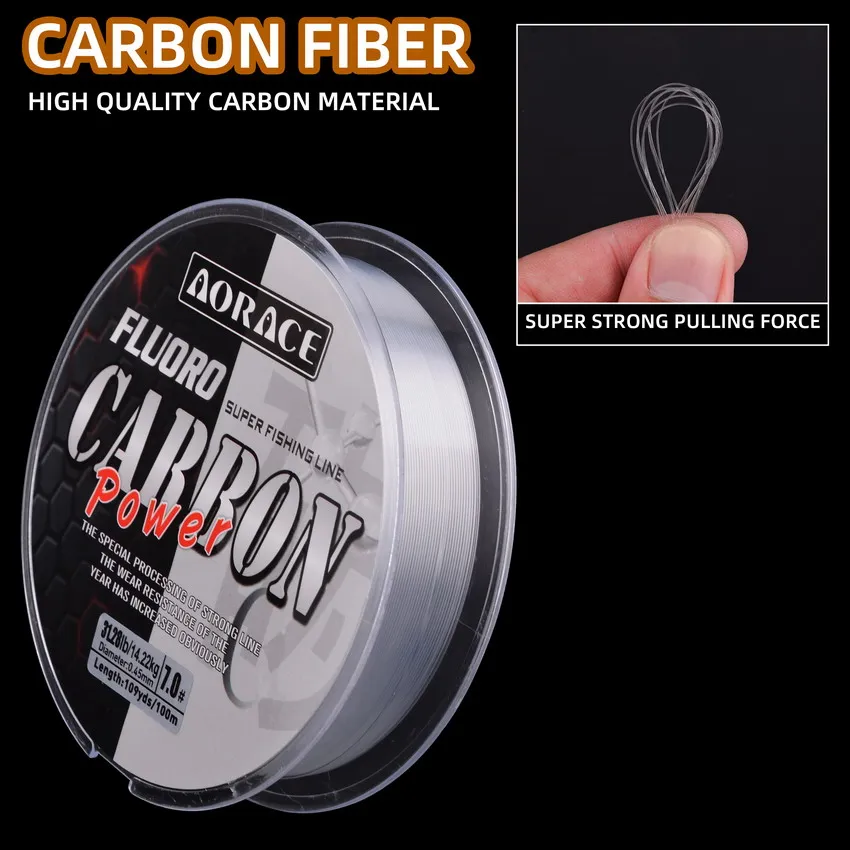Scccffdf241fb4dc190765635ea13ca5cc 300M Fluorocarbon Fishing Line Japanese Imported Carbon Fiber Line 1-15kg Monofilament Sinking Line Sea fishing Mallzona