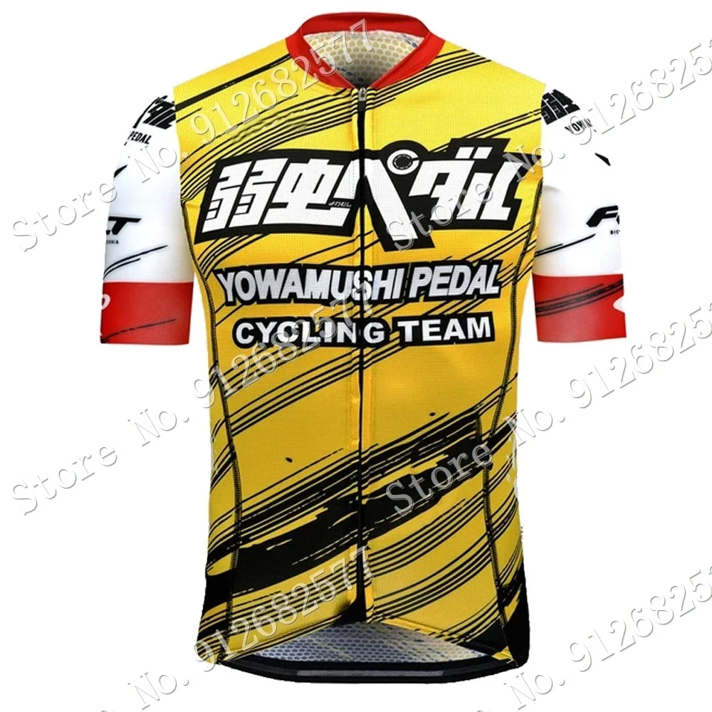 Yowamushi Pedal Cycling Jersey Set Cartoon Anime Cycling Clothing Road Race Bike Shirts Suit Bicycle Bib Shorts MTB Maillo