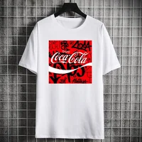 KARIMAKE Coca Cola T Shirt Baju Lelaki T Shirt100% Cotton Oversized Casual T Shirts Sleeve Unisex Round Neck 2