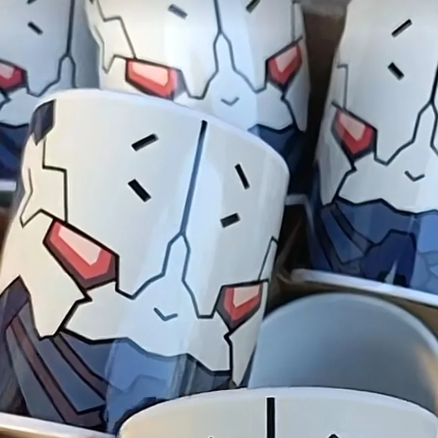 Anime CYBERPUNK EDGERUNNERS Rebecca Adam Smasher Theme Fashion Ceramic Coffee Water Mug Cup Cosplay Cartoon Coaster Gifts