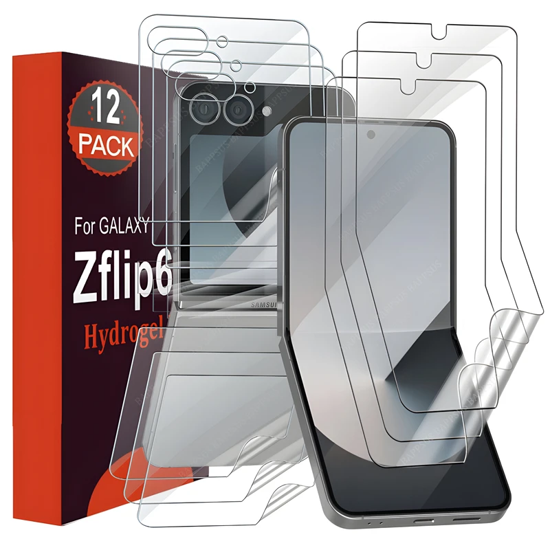 12-in-1 Hydrogel Film Soft Anti-Scratch Protective Screen Protector