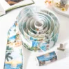 2M/Roll Landscape PET Tape Scrapbooking Junk Journal Creative Aesthetic Stationery Planner Deco Diary Stickers School Supplies 5