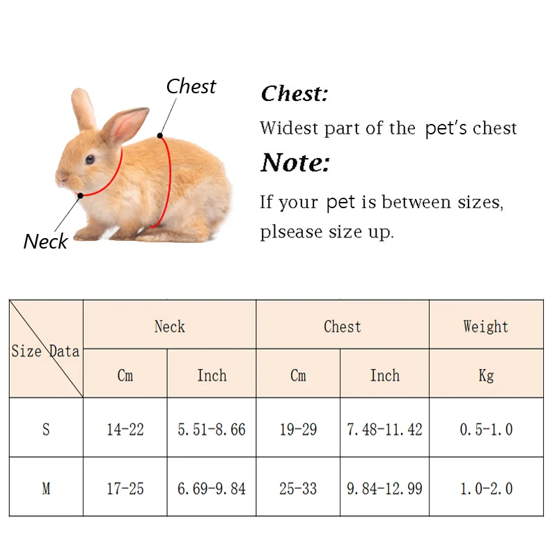 Chinchilla Rabbit Skirt Dress Pet Clothes with Buckle for Small Animals