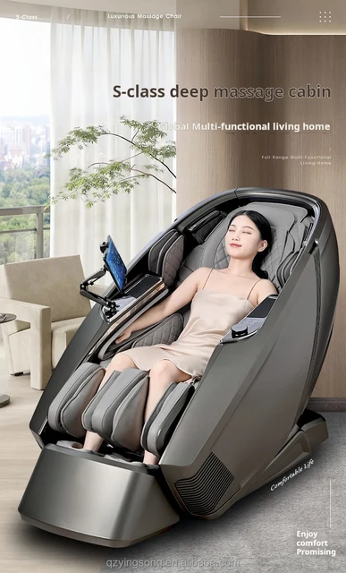 Alibaba Smart 100 Massage Chair 2024 New C80 High End 4D Zero