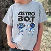 Funny Astro Bot Design T-Shirt Kids Crew Neck Short Sleeve Tops Tees Cartoon Game Character Robot Boys Girls Streetwear Tshirt 3
