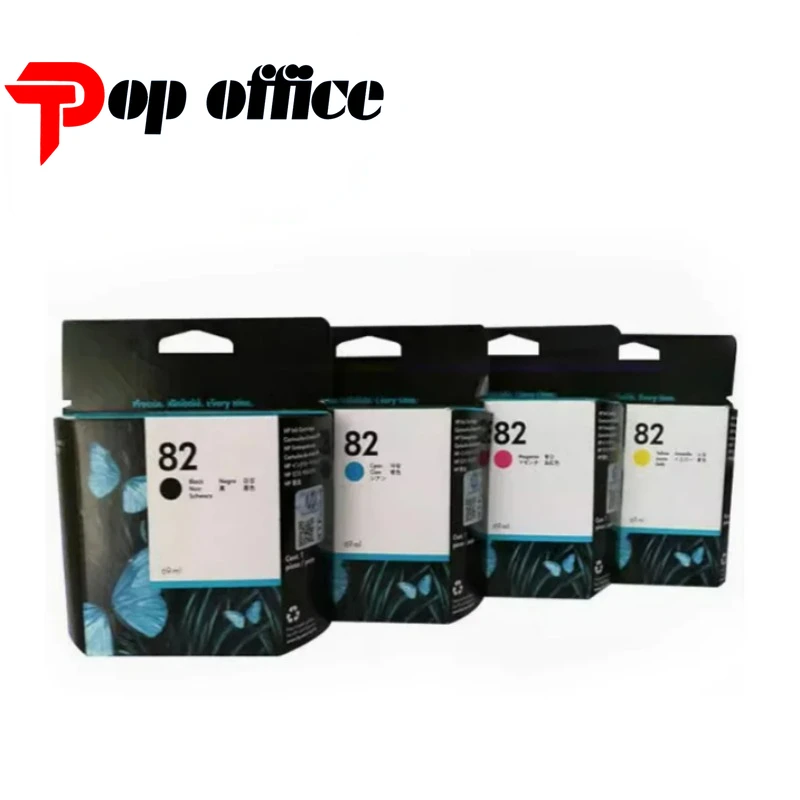 

Original 82 10 C4844a Ch565a C4911a C4912a C4913a Expired Ink Cartridge For Hp Designjet 510 111 500 800 815 820 Printer