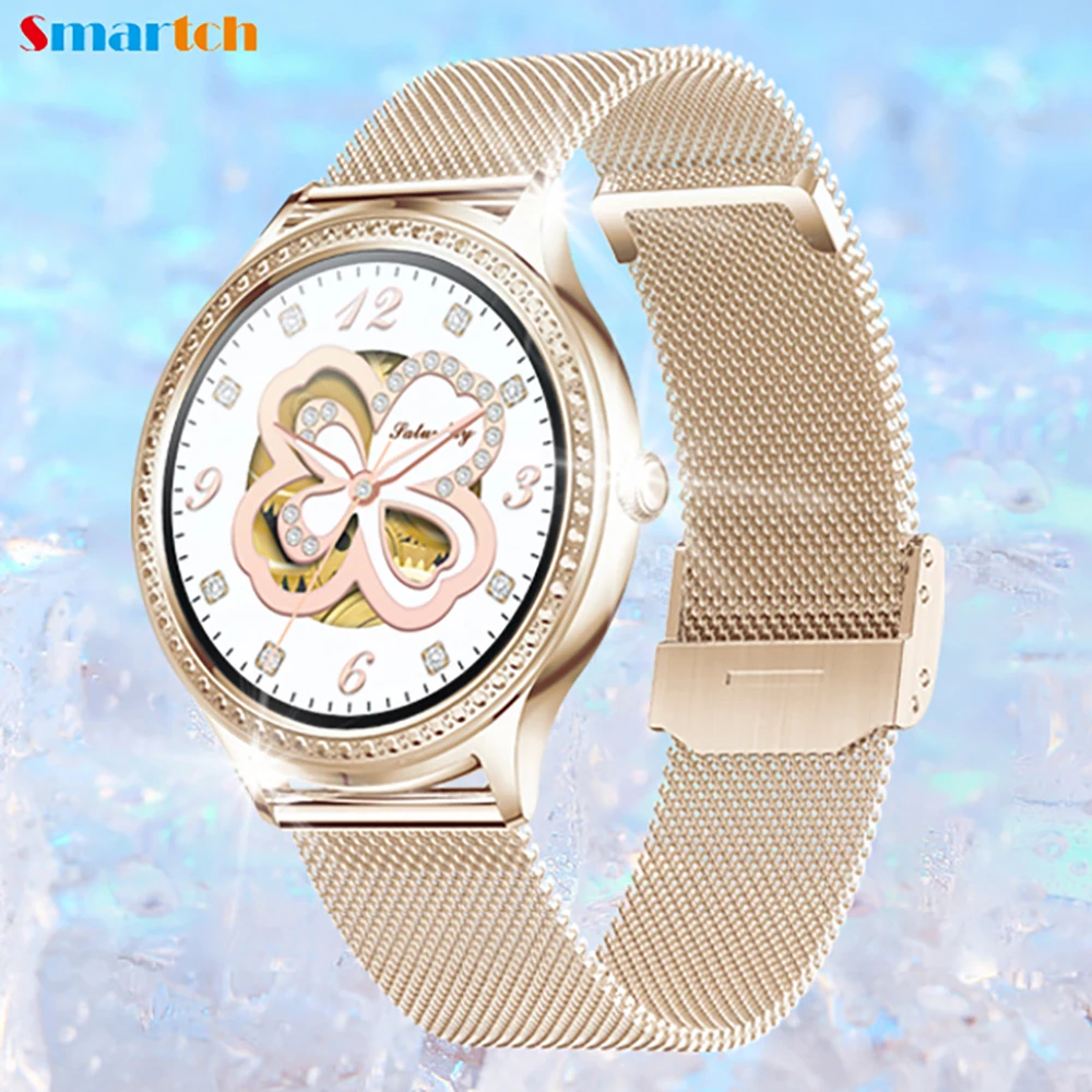

2022 New 1.32" Smart Watch Women Wristwatch Sport Fitness Tracker Body Temperature Heart Rate Monitor Men Waterproof Smartwatch