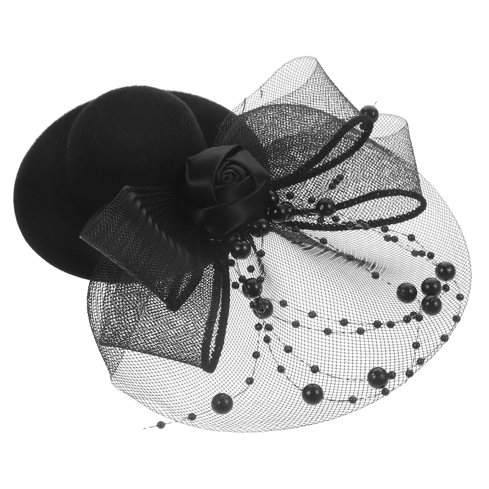 

Fascinator Hats Clips Top Mesh Headwear Bridal Hair Accessories Women Headdress