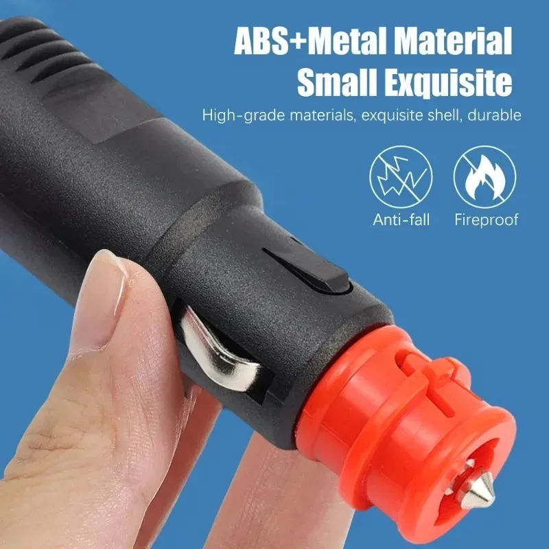 다목적 소켓 어댑터 전자 담배 라이터 자동차 12V-24V 범용 플러그 장치 충전 간단한 자동차 액세서리 1-5Pcs